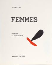 Femmes Colophon (Frontispiece) Lithograph | Joan Miro,{{product.type}}