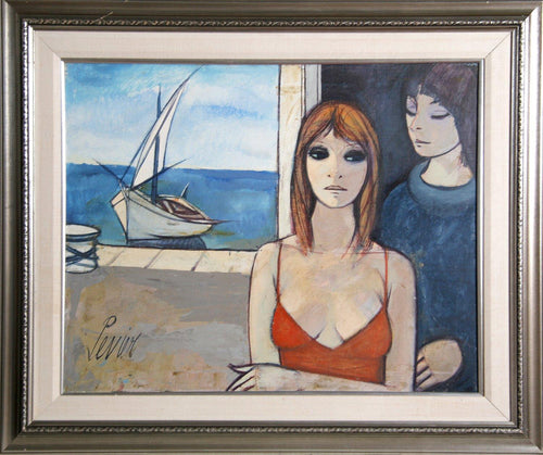 Femmes dans un Port Oil | Charles Levier,{{product.type}}