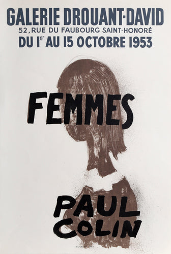 Femmes, Galerie Drouant-David Poster | Paul Colin,{{product.type}}