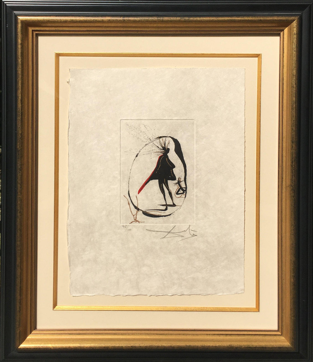 Femmes-Poules (Vignette) Etching | Salvador Dalí,{{product.type}}