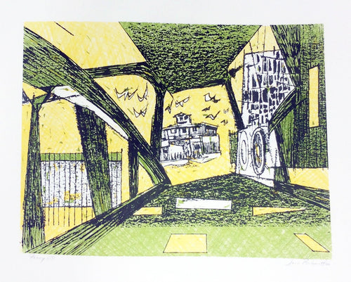 Ferry Lithograph | Jack Perlmutter,{{product.type}}