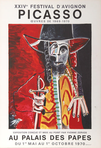Festival d'Avignon aus Palais des Papes Poster | Pablo Picasso,{{product.type}}
