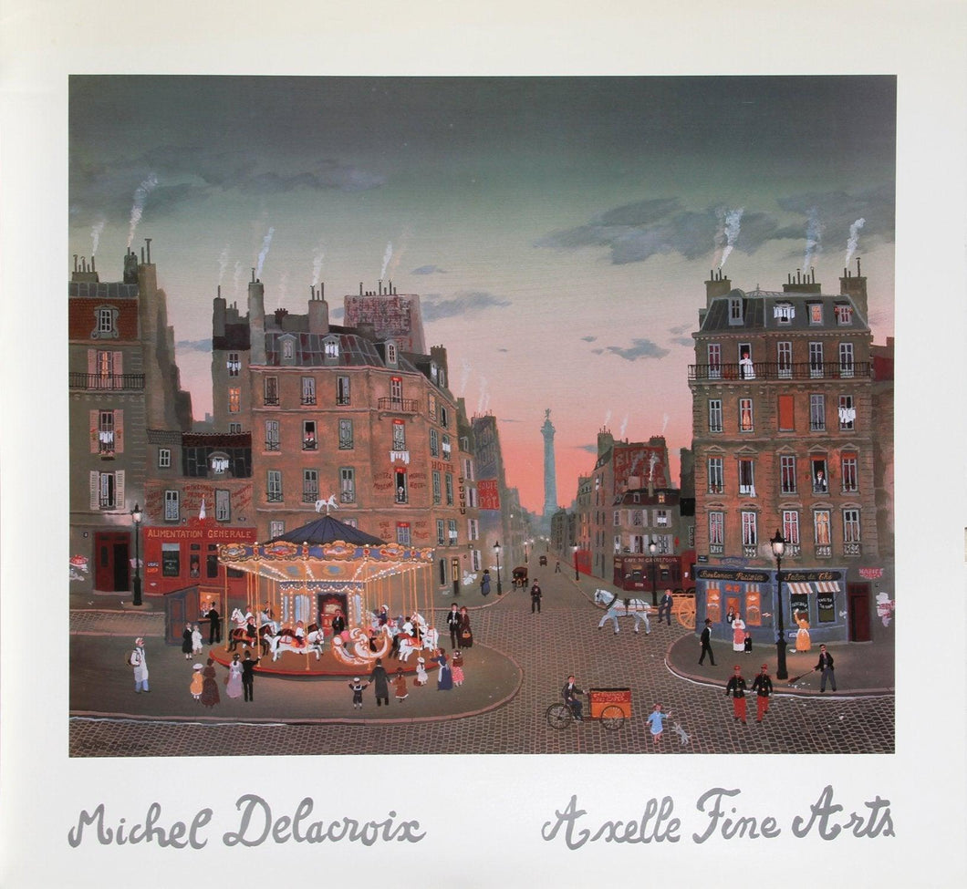 Fete Foraine II - Axelle Fine Arts Poster | Michel Delacroix,{{product.type}}