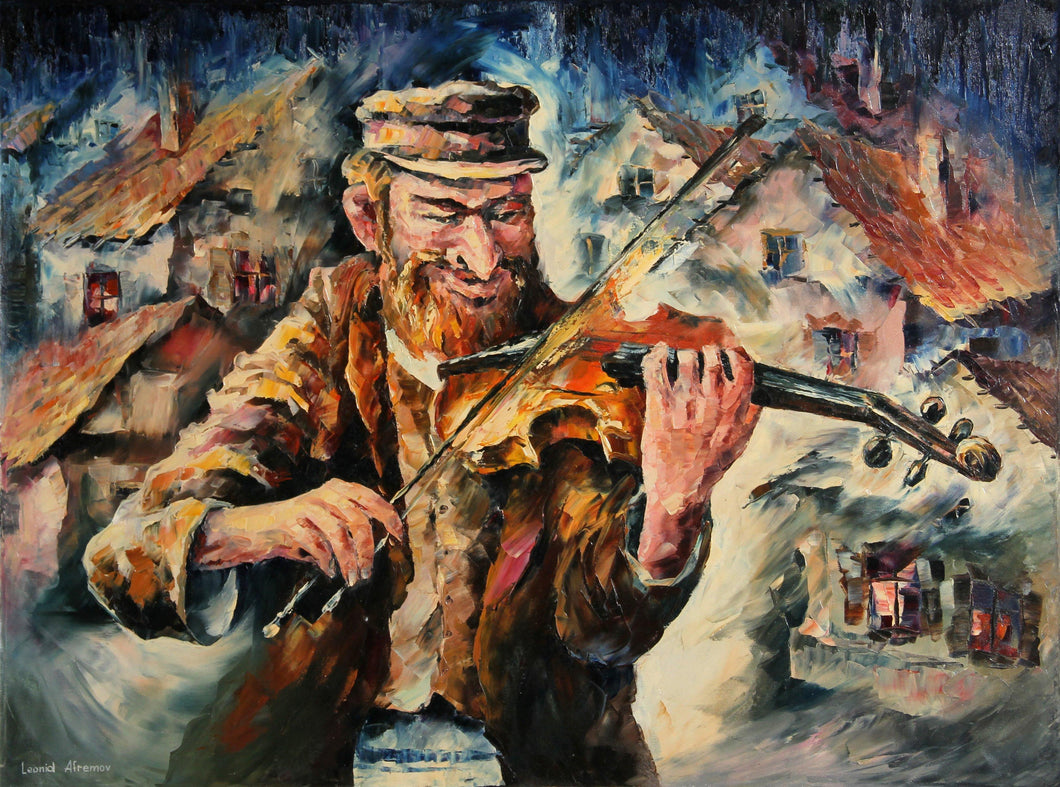 Fiddler on the Roof I Oil | Leonid Afremov,{{product.type}}
