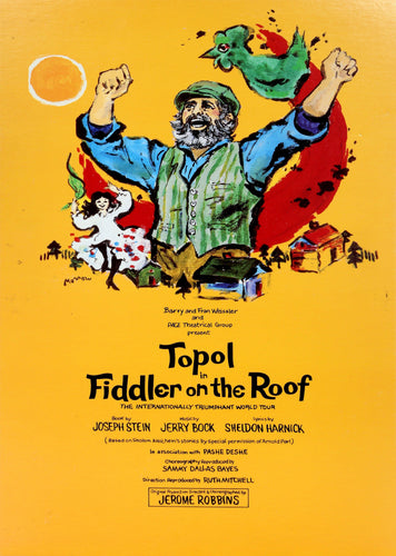 Fiddler on the Roof Poster | Tom Morrow,{{product.type}}