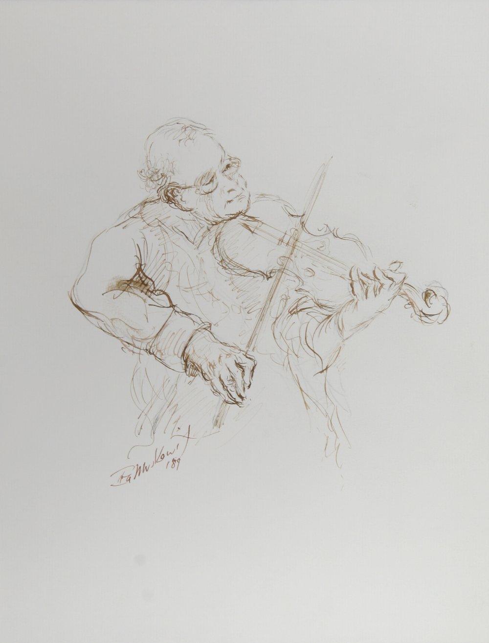 Fiddler - VII Ink | Ira Moskowitz,{{product.type}}