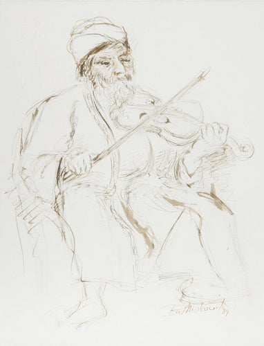 Fiddler - XI Ink | Ira Moskowitz,{{product.type}}