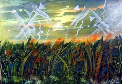 Field and Sky Acrylic | Giuliano Ottaviani,{{product.type}}