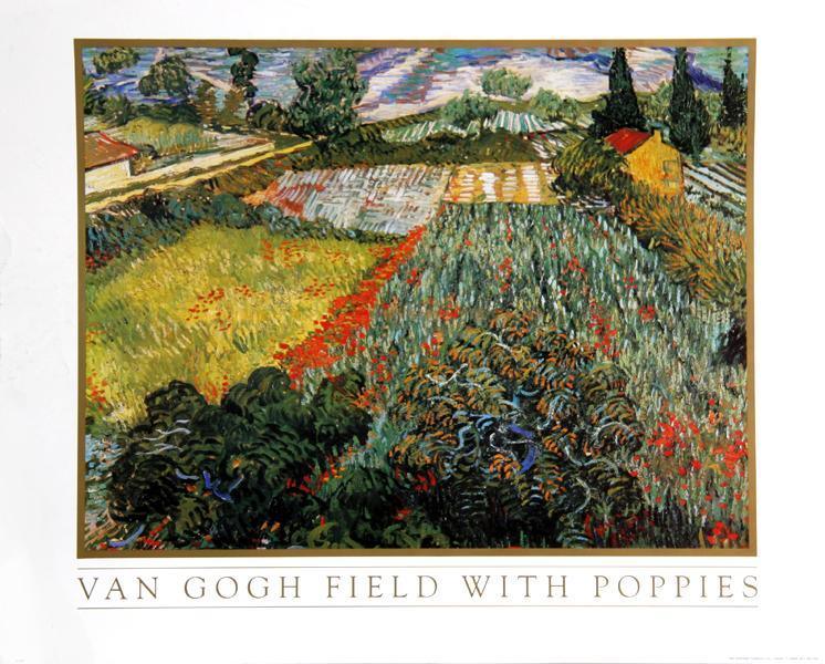 Field with Poppies Poster | Vincent van Gogh,{{product.type}}