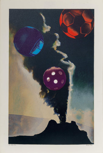 Fiery Idol Screenprint | Michael Knigin,{{product.type}}