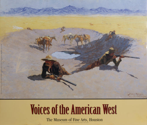 Fight for the Waterhole Poster | Frederic Remington,{{product.type}}