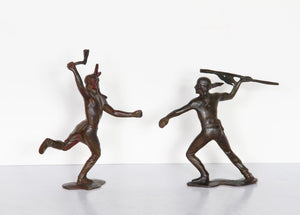 Fighting Indians (Pair) Metal | Unknown Artist,{{product.type}}