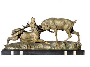 Fighting Stags Metal | Thomas-Francois Cartier,{{product.type}}