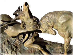 Fighting Stags Metal | Thomas-Francois Cartier,{{product.type}}
