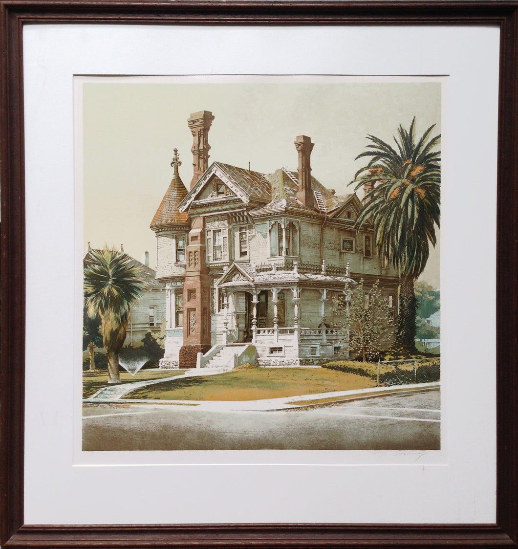 Figueroa House Lithograph | Merv Corning,{{product.type}}