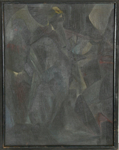 Figure in Shadows (19) Oil | John F. Leonard,{{product.type}}