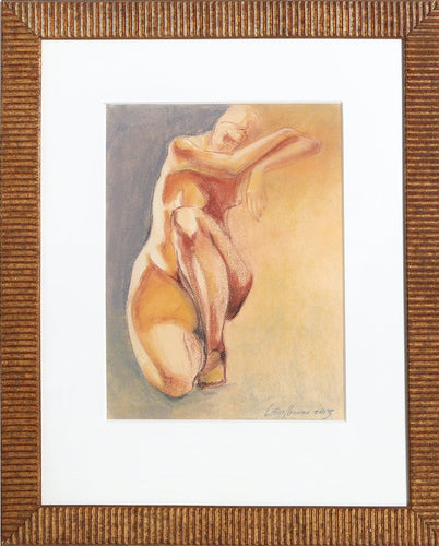 Figure Study Pastel | Unknown Artist,{{product.type}}