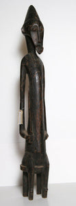 Figure with Diagonal Teeth Wood | African or Oceanic Objects,{{product.type}}