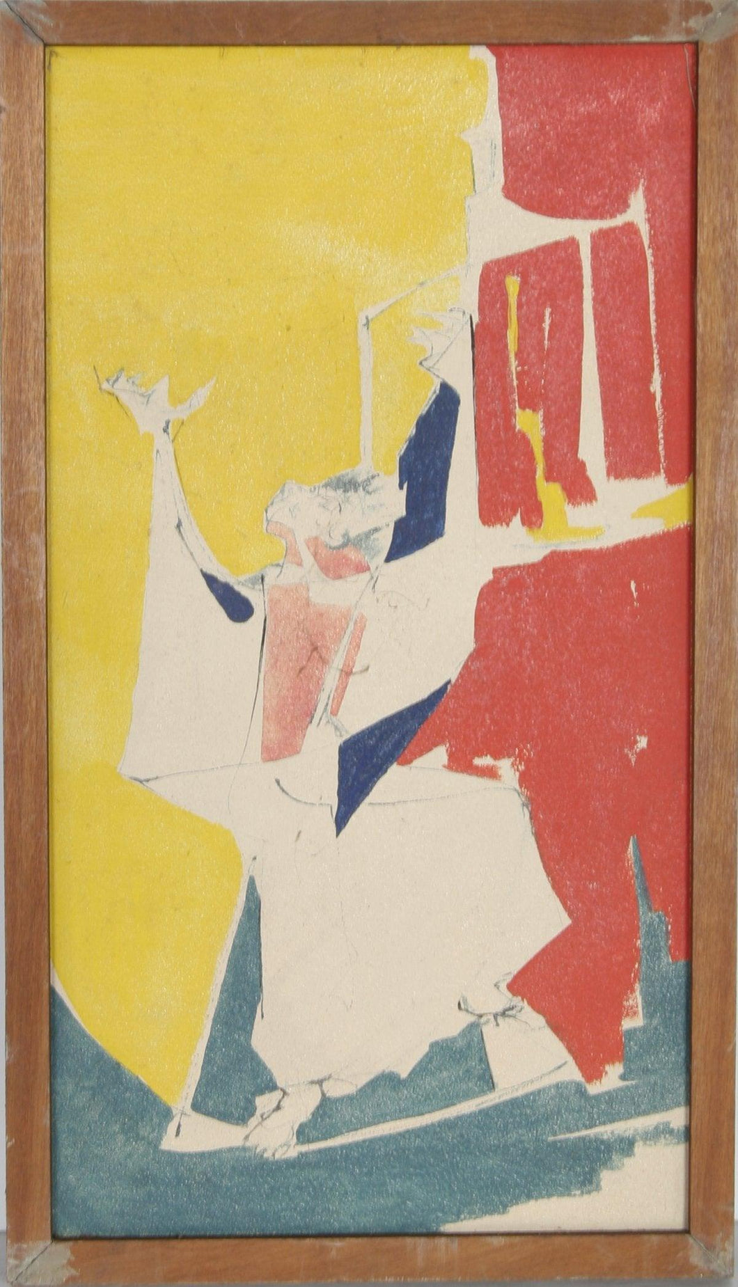 Figure with Hands Raised (17) Oil | John F. Leonard,{{product.type}}
