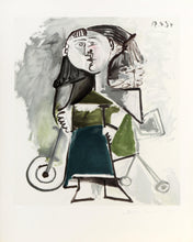 Fillette au Tricycle Lithograph | Pablo Picasso,{{product.type}}