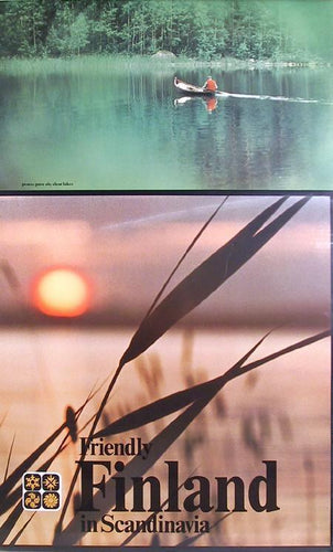 Finland - Friendly in Scandinavia II Poster | Travel Poster,{{product.type}}