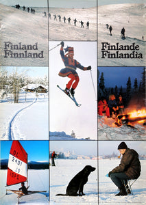 Finland - Winter Sports Poster | Travel Poster,{{product.type}}