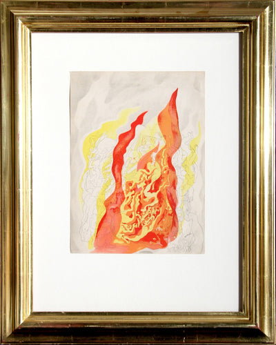 Fire Lithograph | Abraham Rattner,{{product.type}}