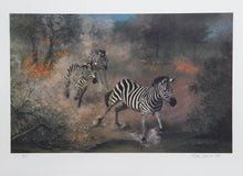 Fire on the Savannah Lithograph | Peter Darro,{{product.type}}
