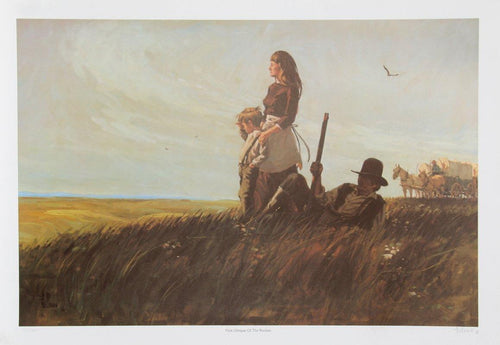 First Glimpse of the Rockies Lithograph | Fred Fellows,{{product.type}}