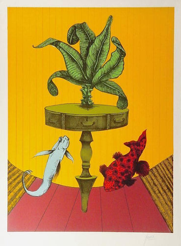 Fish at Home Lithograph | Peter Paone,{{product.type}}