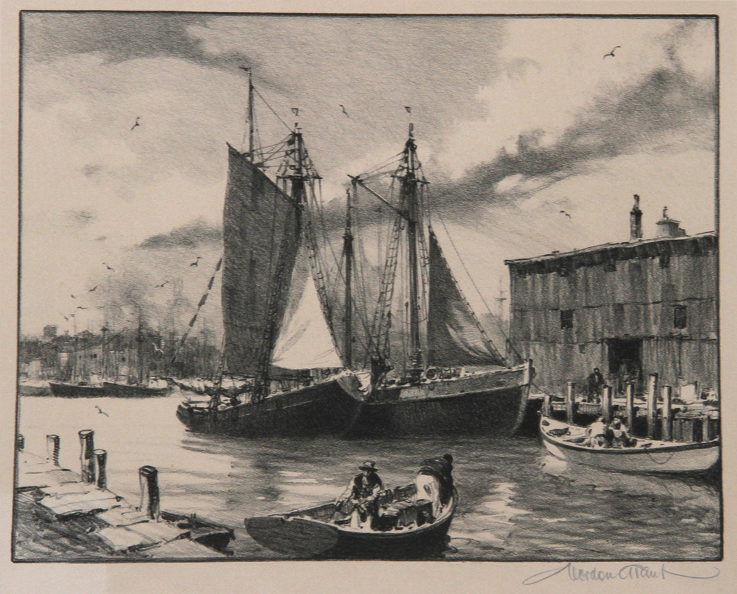 Fisherman's Haven Lithograph | Gordon Grant,{{product.type}}