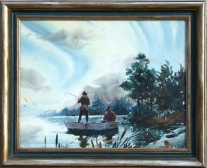 Fishermen Watercolor | John Pike,{{product.type}}