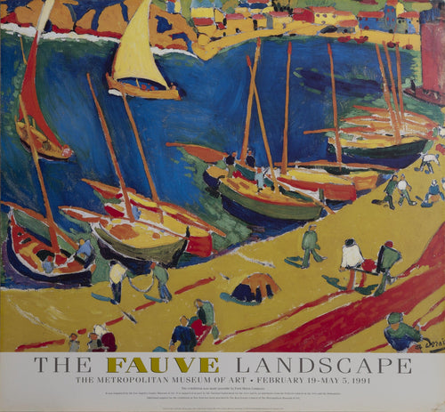 Fishin Port Collioure Poster | Andre Derain,{{product.type}}