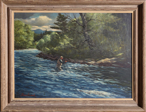 Fishing Mixed Media | Kenneth Smallwood,{{product.type}}