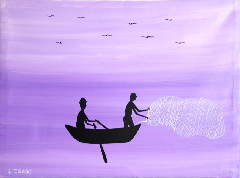Fishing Nets Oil | L. Isaac,{{product.type}}