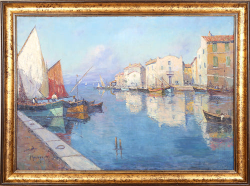 Fishing Village Oil | Vincent Manago,{{product.type}}