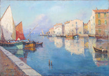 Fishing Village Oil | Vincent Manago,{{product.type}}