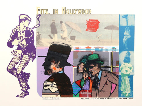 Fitz in Hollywood Screenprint | Richard Merkin,{{product.type}}