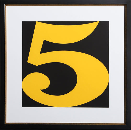 Five from Indiana Graphik Screenprint | Robert Indiana,{{product.type}}