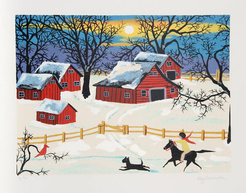 Five Penna Barns Screenprint | Kay Ameche,{{product.type}}