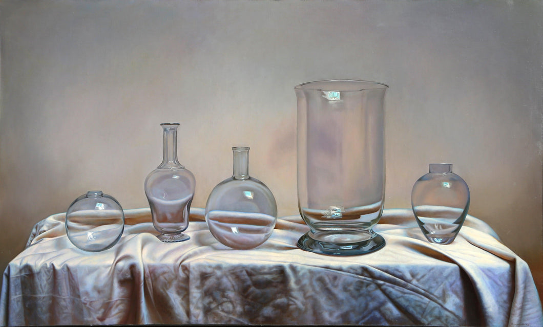 Five Vases Oil | Gustavo Schmidt,{{product.type}}