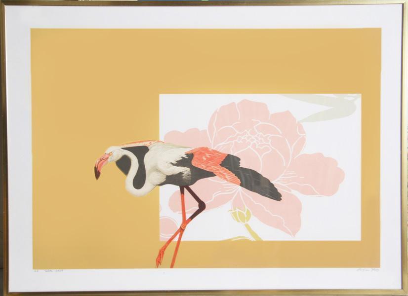 Flamingo Screenprint | Michael Knigin,{{product.type}}