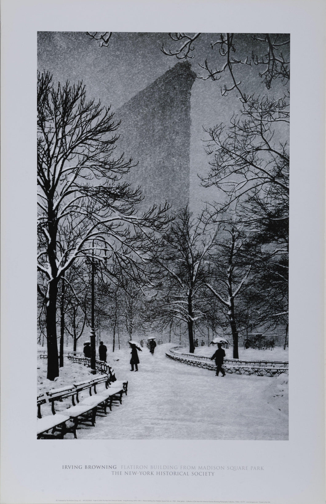 Flatiron Building from Madison Square Park Poster | Irving Browning,{{product.type}}