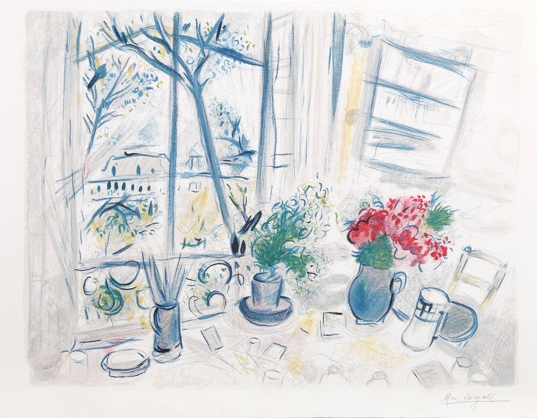 Fleurs du Parc Poster | Marc Chagall,{{product.type}}