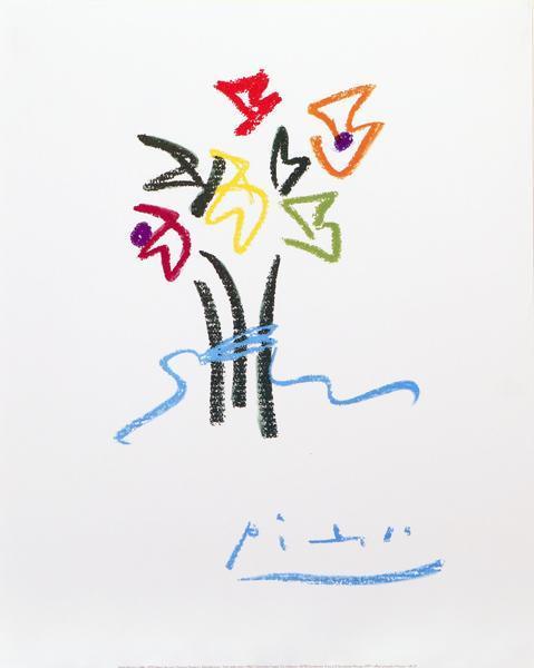 Fleurs du Soir Poster | Pablo Picasso,{{product.type}}