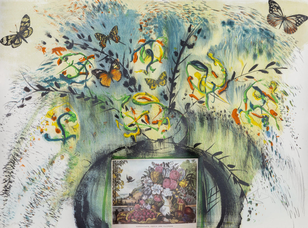 Fleurs et Fruite Lithograph | Salvador Dalí,{{product.type}}