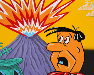 Flintstones screenprint | Kenny Scharf,{{product.type}}