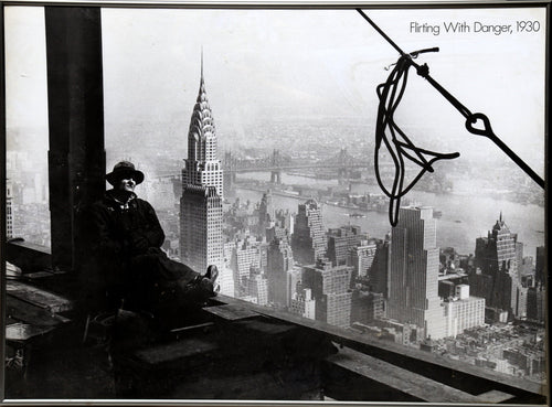 Flirting with Danger Poster | Unknown Artist - Poster,{{product.type}}