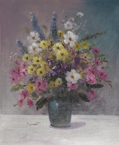 Floral Still Life 9 Oil | Warner Edwards,{{product.type}}