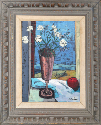 Floral Still Life with Apple Oil | Gerard Sebastian,{{product.type}}